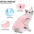 thumbnail image 4 of Veste pour Chien Imperméable avec Harnais Vêtements pour Chien Taille Moyenne Chandails pour Chiennes et Chats Rose Costume de Récupération pour Homme Femme Chien Léchage Abdominal Ou Peau Pyjama de Récupération pour Animaux, 4 of 4