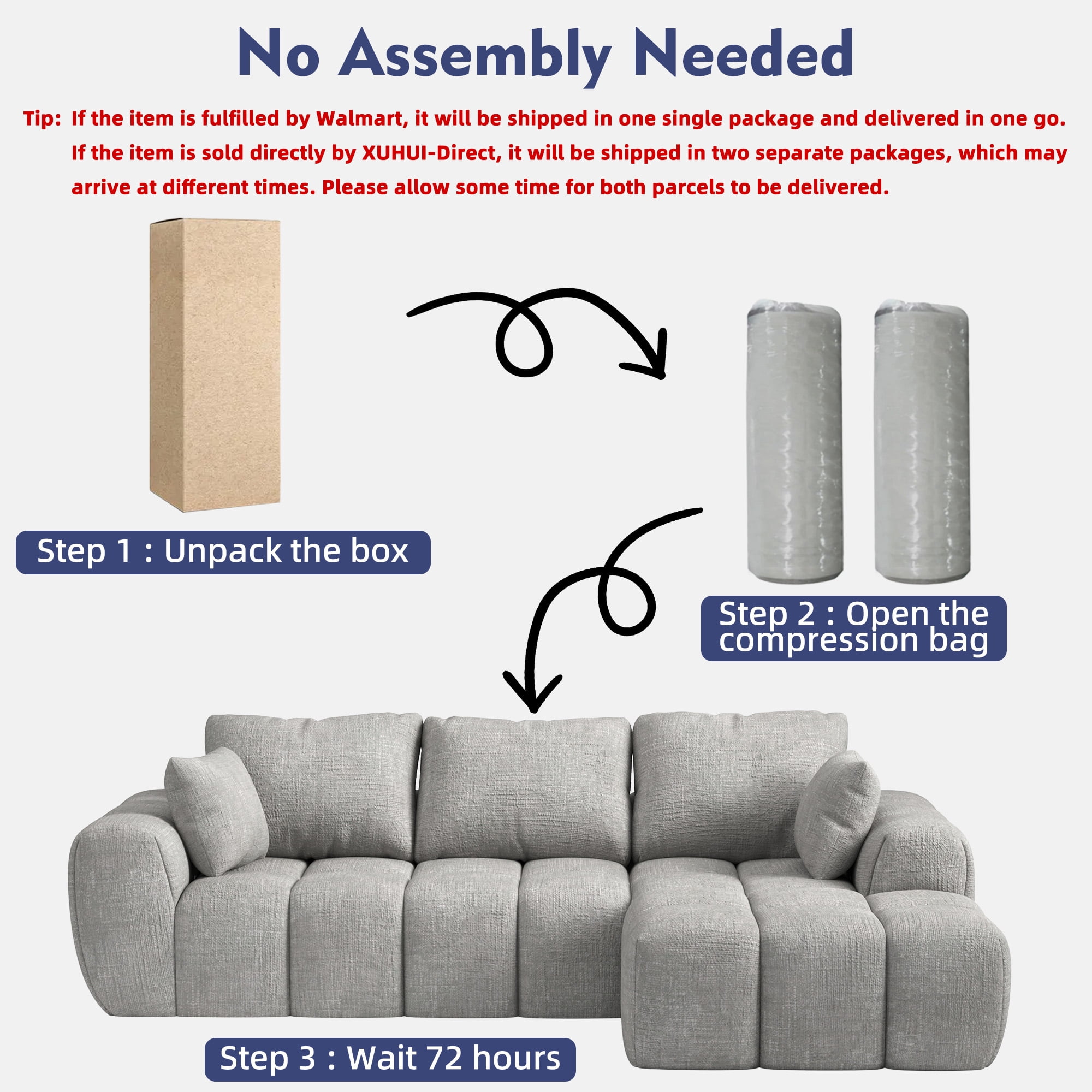 IDEALSOUL Sectional Sofa, 101