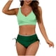 thumbnail image 2 of Traje de baño de dos piezas para mujer, tankini, bikini dividido con tirantes ajustables, tankini, traje de baño de dos piezas para mujer, tankinis, trajes de baño de dos piezas para mujer, trajes de, 2 of 5