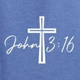 thumbnail image 5 of Wild Bobby John 3:16 Cross Inspirational/Christian Unisex Graphic Hoodie Sweatshirt, Vintage Heather Blue, X-Large, 5 of 5
