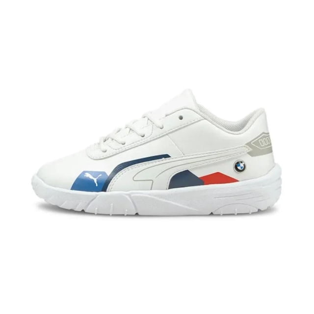 Tenis Puma BMW MMS Drift Cat para Niños 17 a 21.5. 306900-02 blanco 18.5 Puma 306900-02 BMW MMS DRIFT CAT