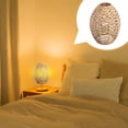 thumbnail image 3 of 1 unid tejido de lámpara de tejido de imitación de cáñamo de imitación de cáñamo tejido sombra de luz creativa colgante cubierta de luz, 3 of 7