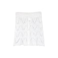 thumbnail image 2 of Women Crochet Cover Up Shorts Hollow Out High Waist Knit White Waist Cutout S, 2 of 5