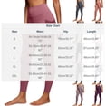 thumbnail image 2 of ClodeEU Women's High Waist Yoga Leggings with Pockets,Stretchy Workout Pants for Running and Daily Wear Wine,Women's Plus XL, 2 of 5