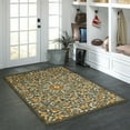 thumbnail image 2 of Mainstays Bright Persian Medallion Rust Multicolor Indoor Area Rug, 4'x5'4", 2 of 8