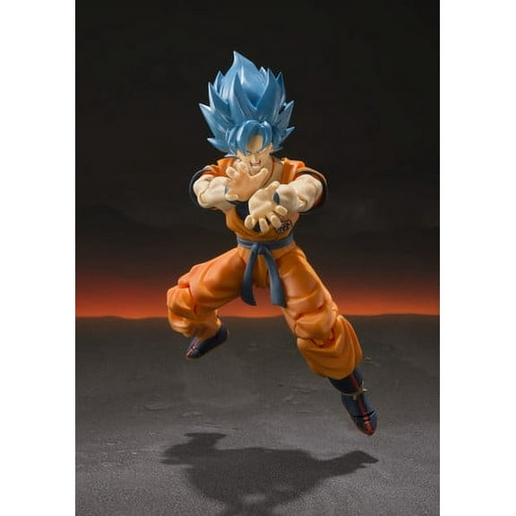 Bandai Dragon Ball God Super Saiyan Goku Action Figure Set, 5 Pieces