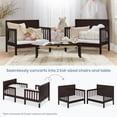 thumbnail image 7 of Dream On Me Hudson 3 in 1 Convertible Toddler Bed, Espresso, 7 of 7