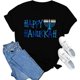 thumbnail image 1 of Playera de Hanukkah para Mujer - Diseño con Menorah, Celebración Judía, 1 of 5