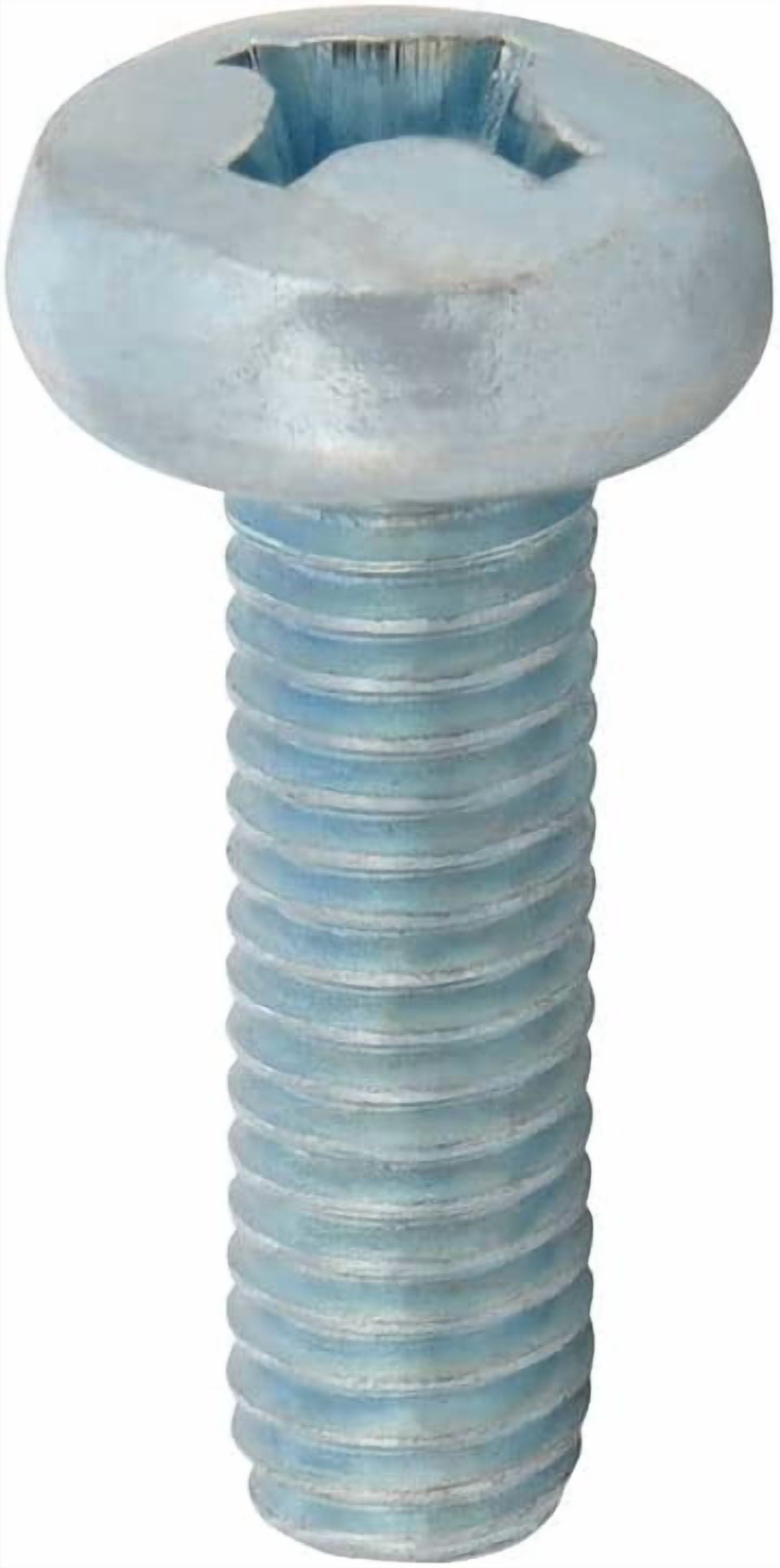 Hillman  M6-1 mm  x 20 in. L Phillips  Pan Head Zinc-Plated  Steel  Metric Machine Screws  50 pk