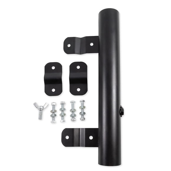 Support de Mât d'Échelle pour VR, Support de Drapeau pour VR Robuste, Compatible avec la Plupart des Rails d'Échelle pour VR (Noir)