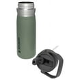 thumbnail image 6 of STANLEY IceFlow 22 oz Hammertone Green Double Wall Vacuum Insulated Stainless Steel Water Bottle with Wide Mouth and Straw Lid, 6 of 7