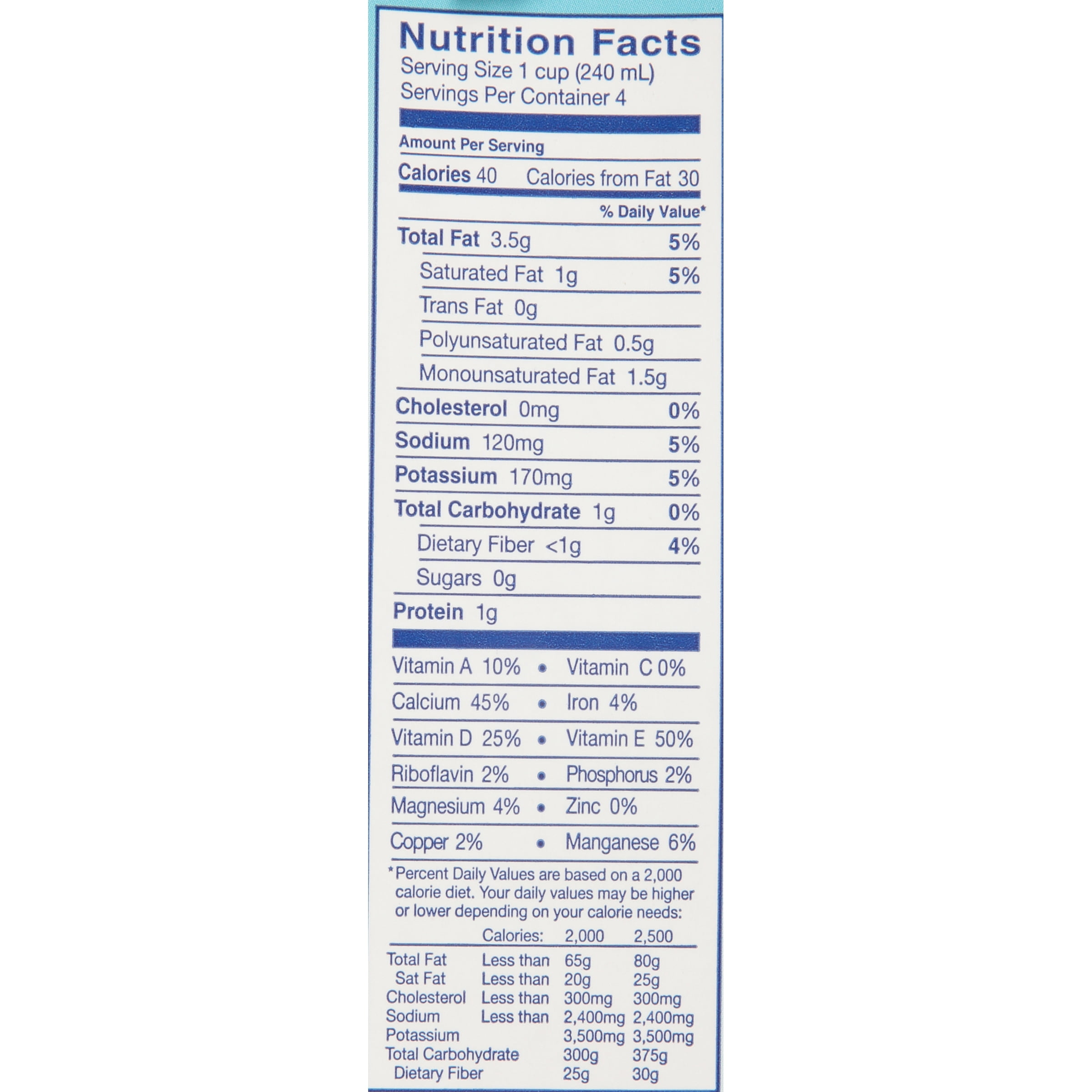 Almond Breeze Unsweetened Coconut Vanilla Almondmilk, Non GMO, 32 oz, Shelf Stable Cardboard Carton