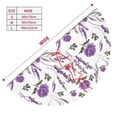 thumbnail image 3 of Sikiie Lavender Flowers 30-48 inches {designName} Print Christmas Tree Skirt Snowman Xmas Tree Skirt with Edge Christmas Decorations for Holiday Party36", 3 of 7