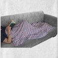 thumbnail image 5 of Floral Soft Flannel Fleece Throw Blanket, Flowers Inspired Romantic Tone Florets, Cozy Plush for Indoor and Outdoor Use, 70" x 90", Ceil Blue Pink White, by Ambesonne, 5 of 5
