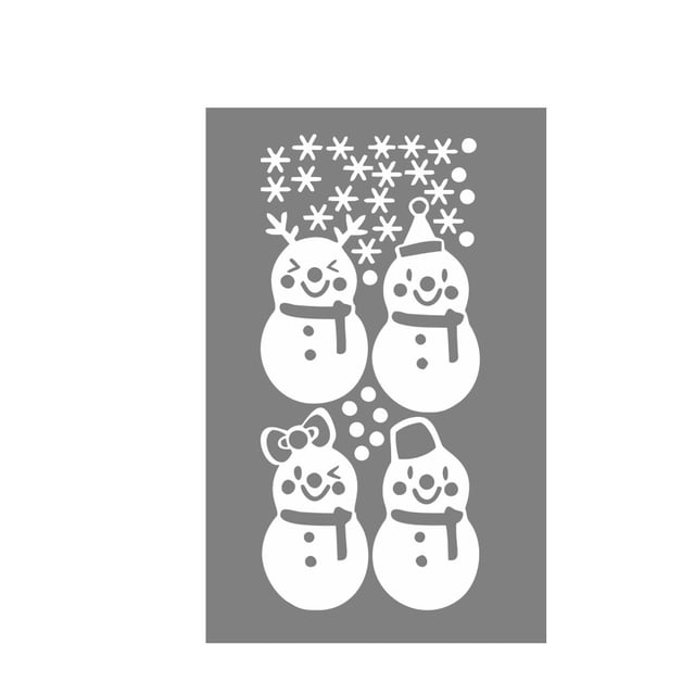 Toystoory Pegatina de pared con diseño de muñeco de nieve de Navidad, calcomanía extraíble de PVC para dormitorio, sala de estar, arte de Decoración del hogar