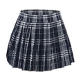thumbnail image 5 of Women Pleated Mini Skirts Fashion Classic Plaid High Waist A-Line Casual Tennis Skater Skirt School Uniform Athletic Stylish Cozy Short Skorts Beach Fashion Outfits, 5 of 5