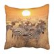 thumbnail image 1 of Funda de Almohada ABPHQTO Cebra al Atardecer 50x50 cm, 1 of 2