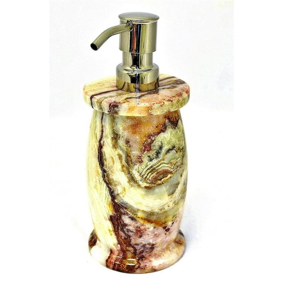 Nature Home Decor 704MG Multi Green Onyx Lotion Dispenser
