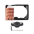 thumbnail image 3 of Andoer Camera Cage Aluminum Alloy Video Cage with Cold Shoe Mount 1/4 Inch & 3/8 Inch Threads Replacement for Sony ZV-E10 Camera, 3 of 7