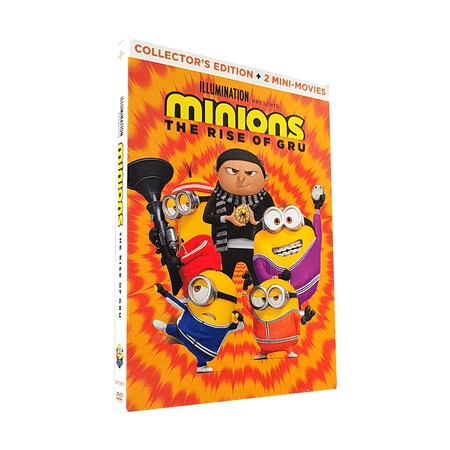 Minions: The Rise of Gru DVD Movie Disc Kids Family Animated Film