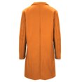 thumbnail image 6 of Arnsht Trench Coat for Women Single Breasted Trench Coat Oversized Coats Outerwear Blazer Jacket Button Lapel Overcoat Yellow XXL, 6 of 8