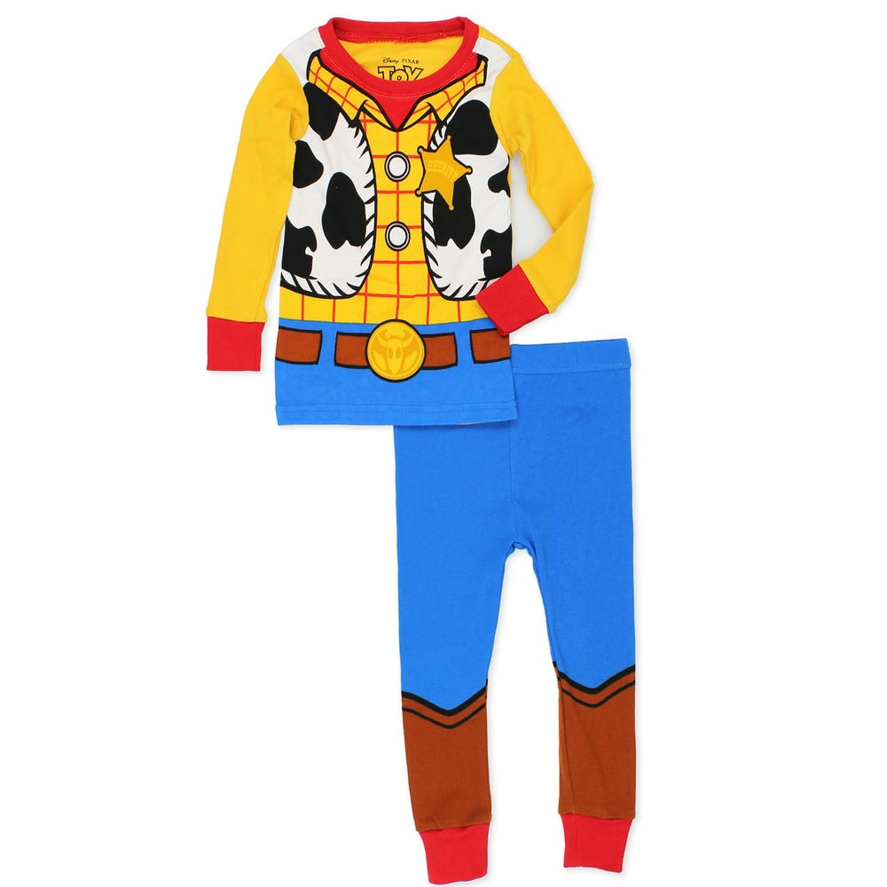 Disney Toy Story 4 Woody Toddler Boys Long Sleeve Pants Pajamas Set