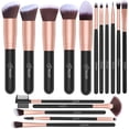 thumbnail image 1 of Kit de Brochas de Maquillaje Bestope Premium Sintética 16 Piezas Oro Rosa, 1 of 9