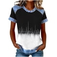 thumbnail image 2 of Haivin Womens T Shirts Short Sleeve Casual Scooped Neck Summer Tops Blouses, 2 of 5