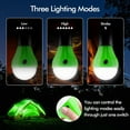 thumbnail image 3 of 4-Pack Portable LED Tent Lights with Clip Hook, 3 Modes 150LM, IPX8 Water Resistant for Camping, Hiking, Emergency, Power Outage, 3 of 7