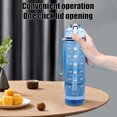 thumbnail image 5 of Fmbmuo Water Bottle Plastic Blue Travel Portable 750ml Flip-Top, 5 of 6
