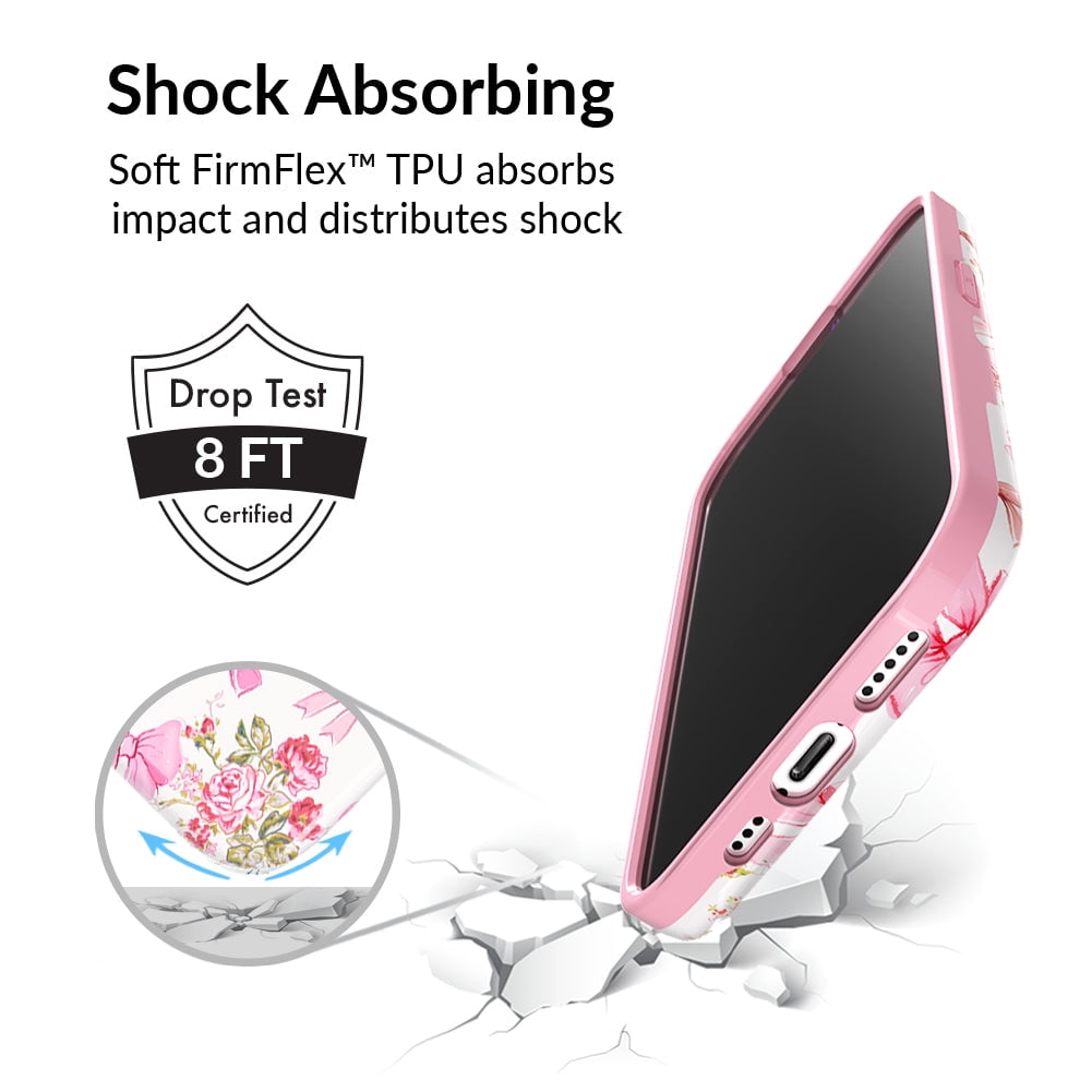 VELVET CAVIAR for Cute iPhone 13 Mini Case Compatible with MagSafe - Protective Phone Cases for Women - Posie Pink Bow Floral