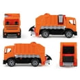 thumbnail image 3 of Lena Powerful Giants Orange Garbage Truck Toys for Kids, Manually Operated and Easy Dumping, 3 of 7