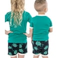 thumbnail image 3 of LazyOne Short-Sleeve Summer Pajama Sets for Girls and Boys, Unisex, Turtley Awesome, 3 of 7