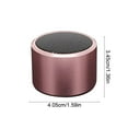 thumbnail image 3 of Altavoz Bluetooth con perilla magnética colorida y creativa, estéreo portátil, resistente al agua, con micrófono incorporado para acampar en interiores y exteriores, sistema de audio de plástico., 3 of 6