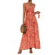 thumbnail image 4 of Txlixc Vestido de verano femenino sin mangas vestido de leopardo de cuello V profundo con bolsillos Txlixc moda, 4 of 8