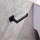 thumbnail image 5 of Toilet Paper Holder Matte Black, Toilet Tissue Roll Holders Dispenser And Hangers Wall Mounted For Bathroom & Kitchen, Stainless Steel Modern Square S, 5 of 5