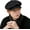 Black, variant on Classic Newsboy Hat, Unisex Ivy League Style Outdoor Casual Flat Cap, Beret-Style Bread Hat