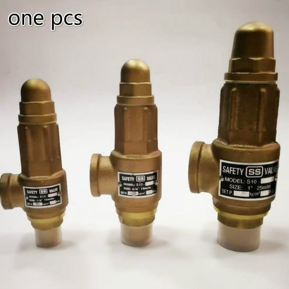 Adjustable Safety Valve DN15-DN40 brass Safety Relief Valve Control High Pressure Reduce Relief Safety vavle 0-10bar