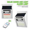 thumbnail image 6 of Yunuuuoa Solar Alarm Light with Motion Sensor Wireless Outdoor Security Alarm Loud Siren Waterproof Anti-Theft Infrared Detector for Yard Farm Garden Shed Garage Driveway Patio Pool Home Protection, 6 of 9