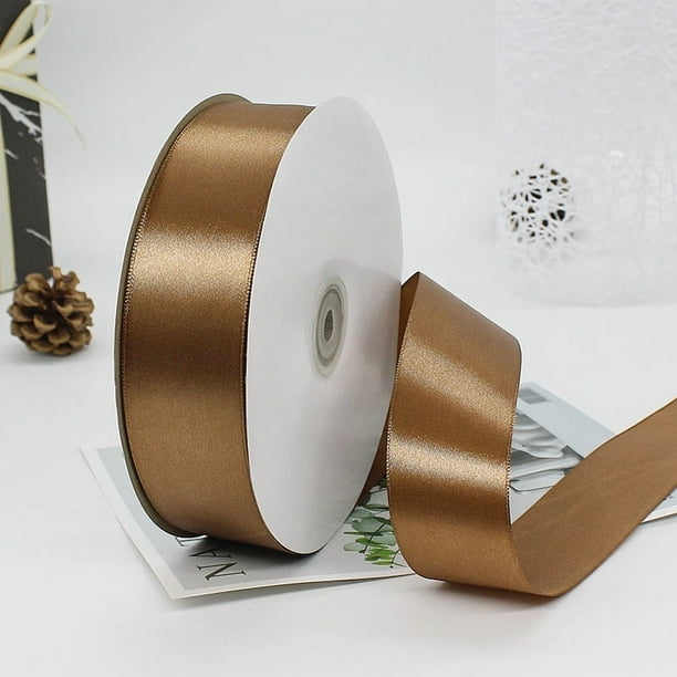Cinta de satén roja ancha de 4 cm x 91 m, cinta de tela sólida para envolver regalos, marcos de sillas, decoración para San Valentín, bodas, cumpleaños y fiestas.