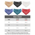 thumbnail image 3 of BadPiggies 6 Pack Lace Panties Cotton Underwear for Women, Invisible Seamless Half Back Coverage Hipster Briefs, 3 of 8