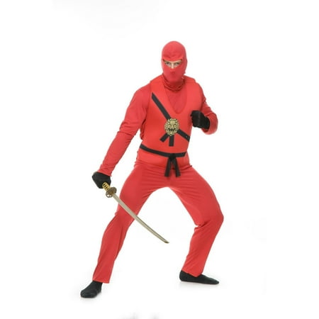 Halloween Ninja Avengers Series I Adult Costume - Red