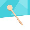thumbnail image 3 of 1 Pc Creative Ordinary Spoon Semi-finished Products Good Elm Walnut Handmade DIY Wood Spoon(Elm Long Handle 1), 3 of 7