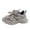 Grey, variant on ZHOGXU Kids Boys Girls Fashion Sneakers Spring Summer Flat Sole Simple Mesh Breathable Comfortable Solid Color Run Shoes,Black,6-7 Years