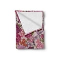 thumbnail image 2 of Shabby Flora Soft Flannel Fleece Throw Blanket, Peonies Blackberry and Wild Flowers in Vintage Style Colorful Nature Theme, Cozy Plush for Indoor and Outdoor Use, 60" x 80", Multicolor, by Ambesonne, 2 of 6