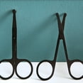 thumbnail image 4 of ACDANC 3.5-Inch Stainless Steel Dog Pet Round-Tip Sharp Tip Home Grooming Scissors for Nose Hair,Ear Hair,Face Hair,Paw Hair Multicolor Pet Grooming Scissors (Black Round Tip), 4 of 7