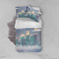 thumbnail image 2 of 3D City Building Quilt Cover Set Bedding Set Pillowcases 52, 2 of 2