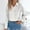 Z01#White, variant on Women Tops Ladies Casual Summer Shirts Women V-neck Shirts Fashion Solid Color Long Sleeve Turndown Collar Button Blouse Top