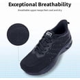 thumbnail image 5 of GOOBON Wide Toe Box Shoes Women Athletic Running Tennis Sneakers Wide Width Walking Shoes for Gym Fitness, 5 of 7