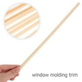 thumbnail image 4 of 50Pcs Triangular Wooden Stick Trim for Window Frame, 11.79 Inch Decorative Trim Pine Wood Strip Molding Strip for Home Decor, 4 of 8